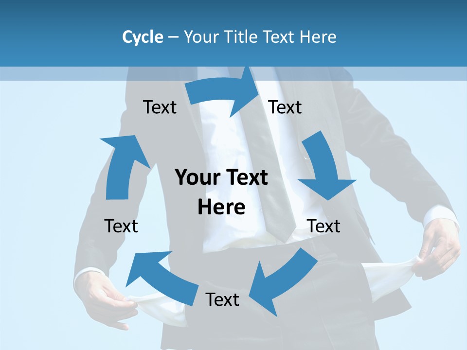 Modern Skylight Man PowerPoint Template
