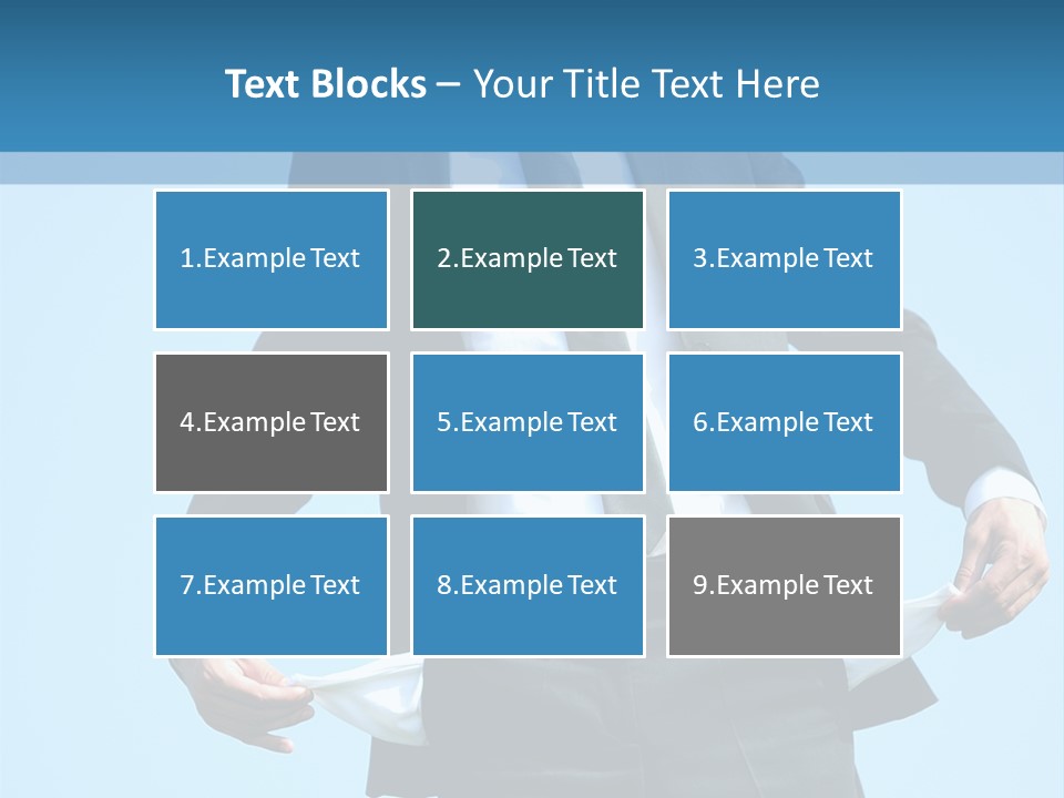 Modern Skylight Man PowerPoint Template
