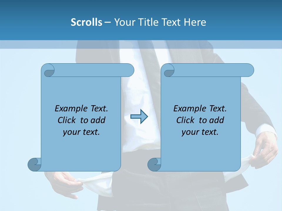 Modern Skylight Man PowerPoint Template