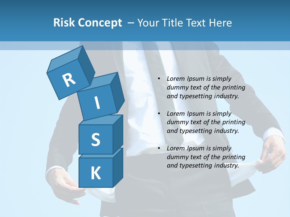 Modern Skylight Man PowerPoint Template