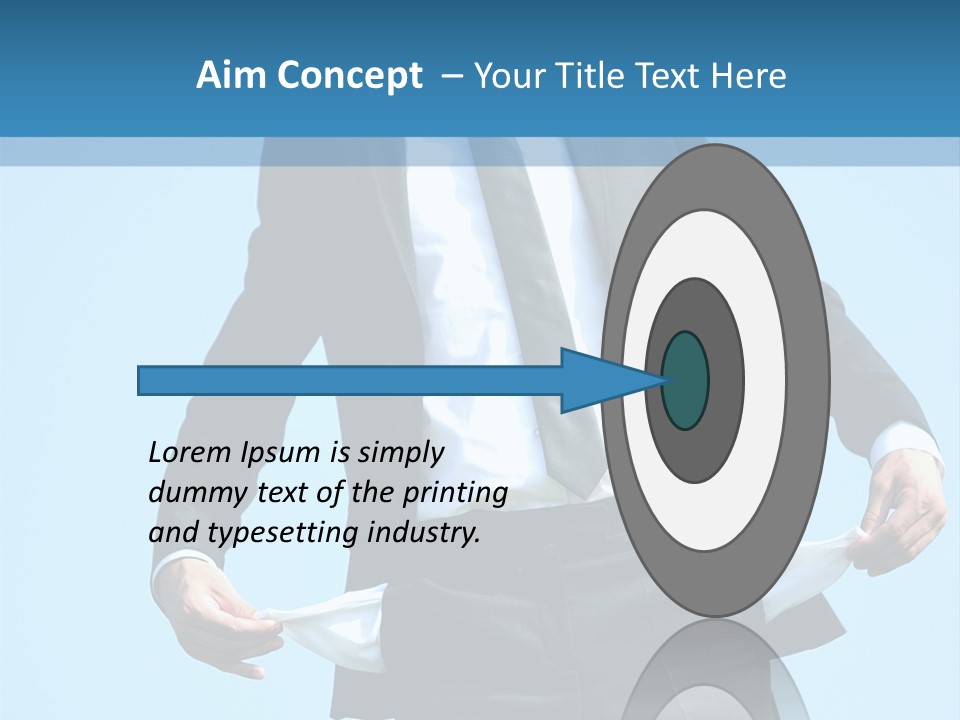 Modern Skylight Man PowerPoint Template