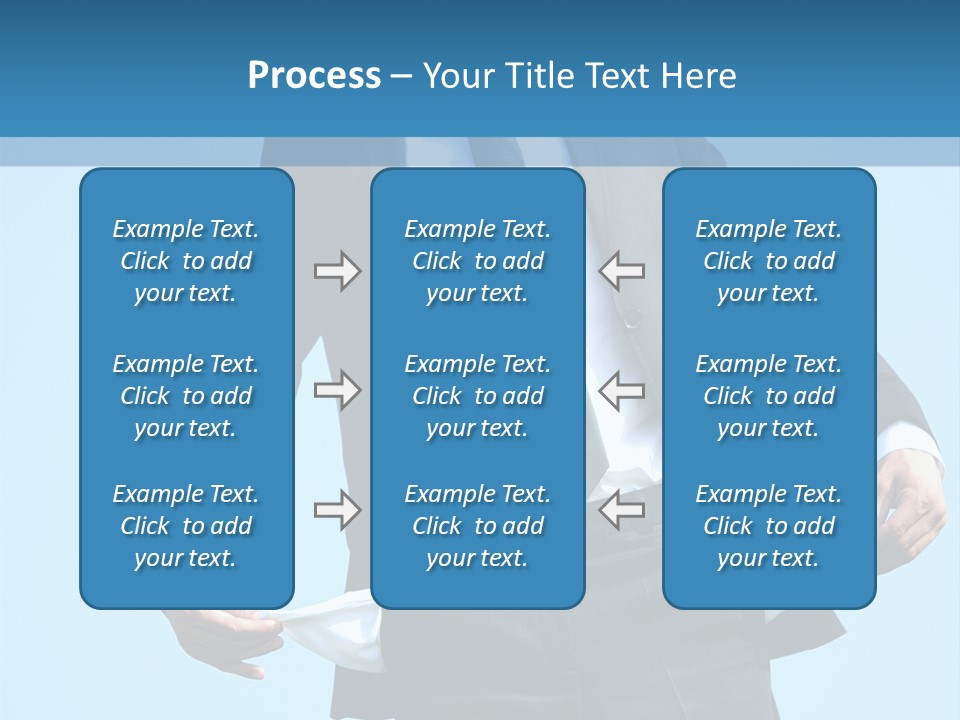 Modern Skylight Man PowerPoint Template