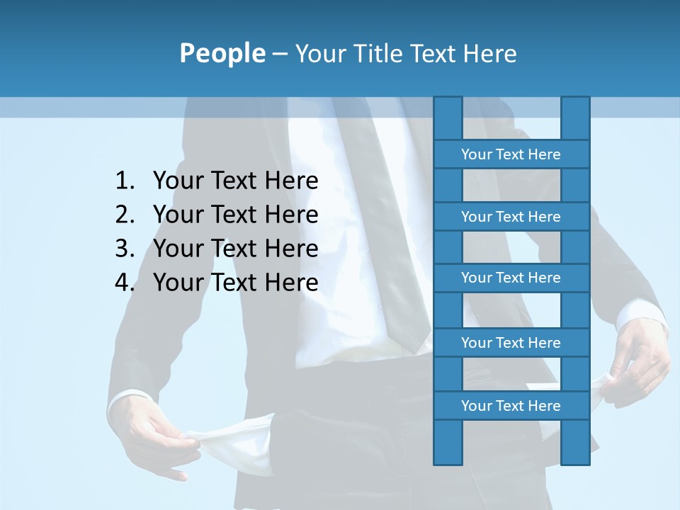 Modern Skylight Man PowerPoint Template