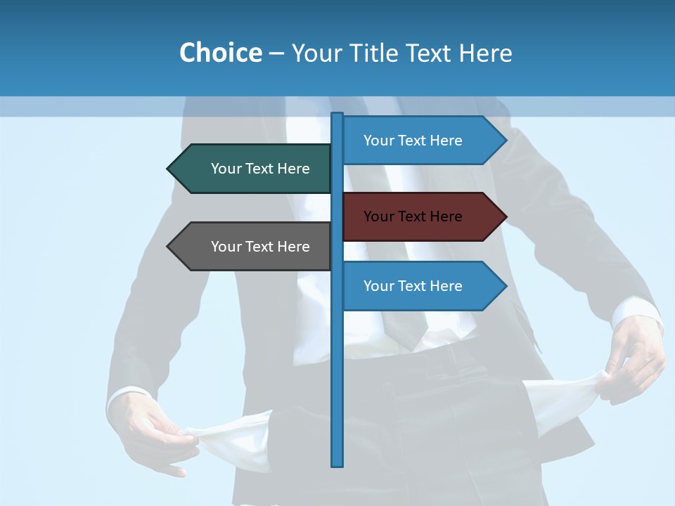 Modern Skylight Man PowerPoint Template