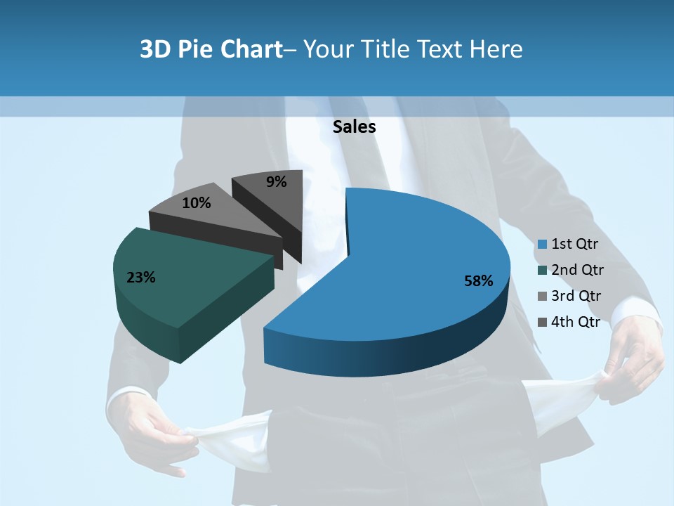 Modern Skylight Man PowerPoint Template