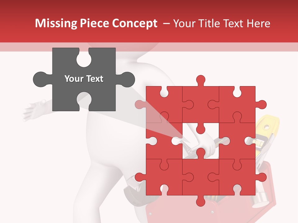 Hammer Repairman Run PowerPoint Template