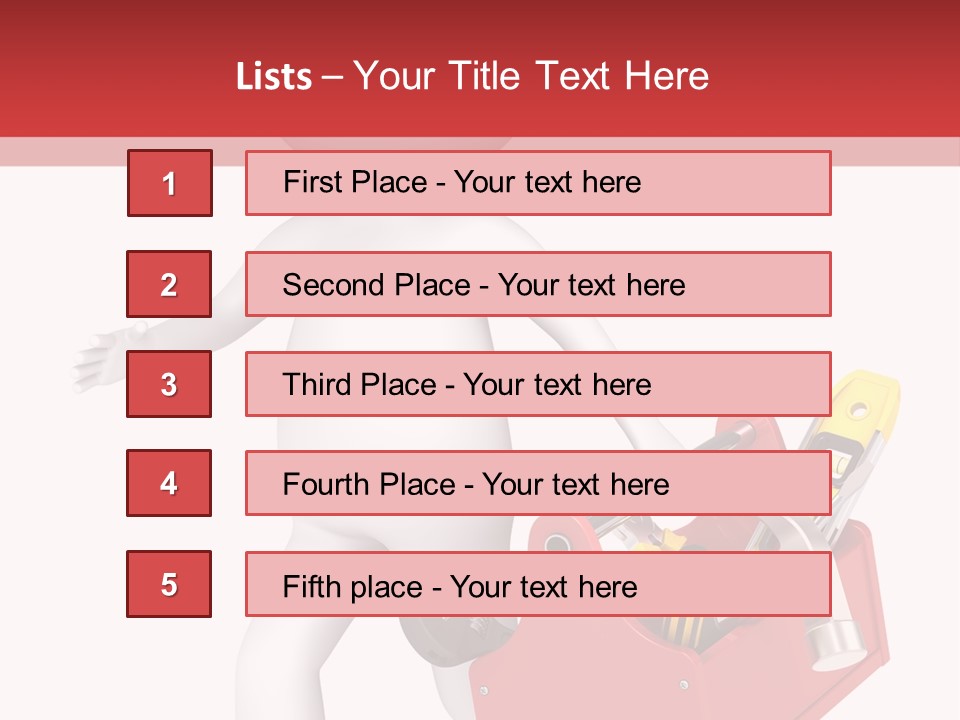 Hammer Repairman Run PowerPoint Template