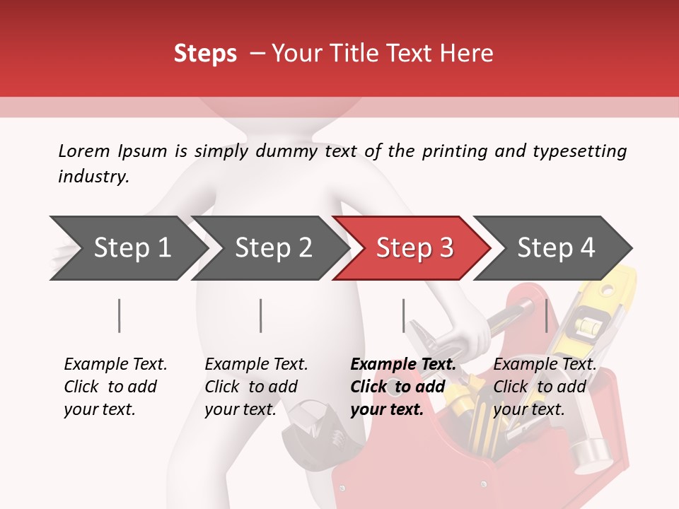 Hammer Repairman Run PowerPoint Template