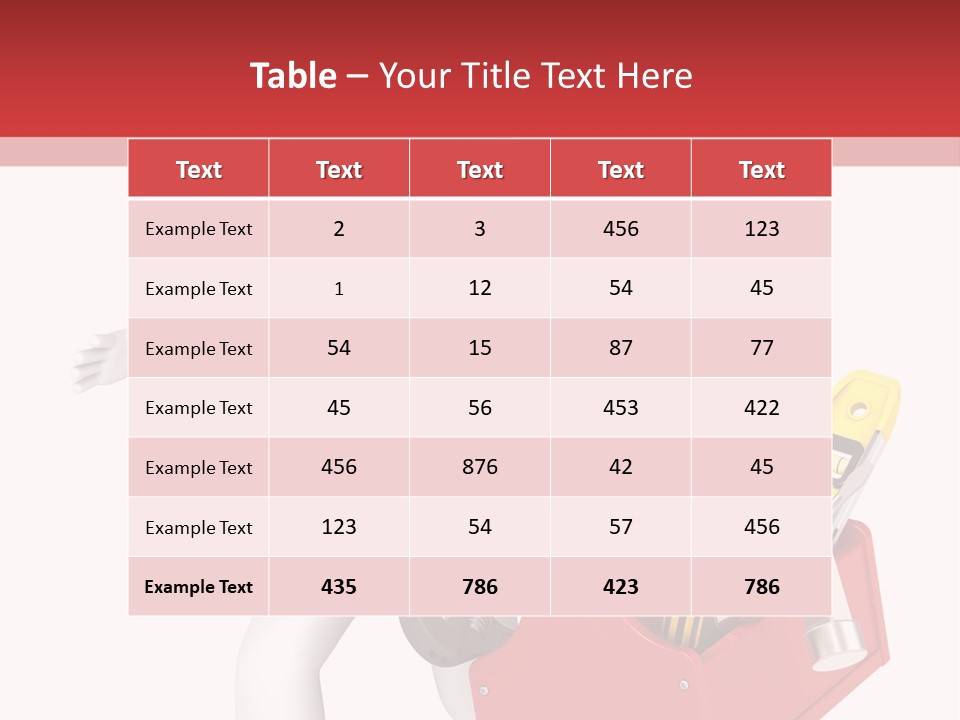 Hammer Repairman Run PowerPoint Template