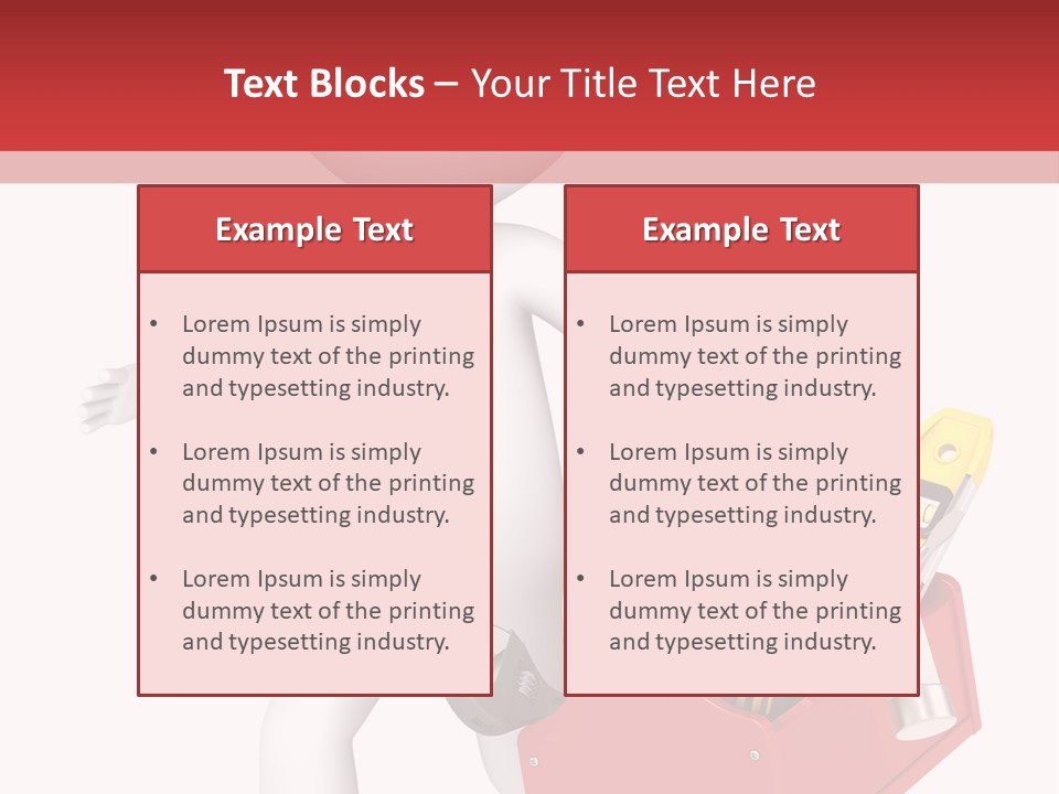 Hammer Repairman Run PowerPoint Template