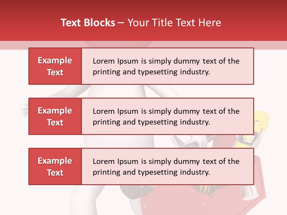Hammer Repairman Run PowerPoint Template