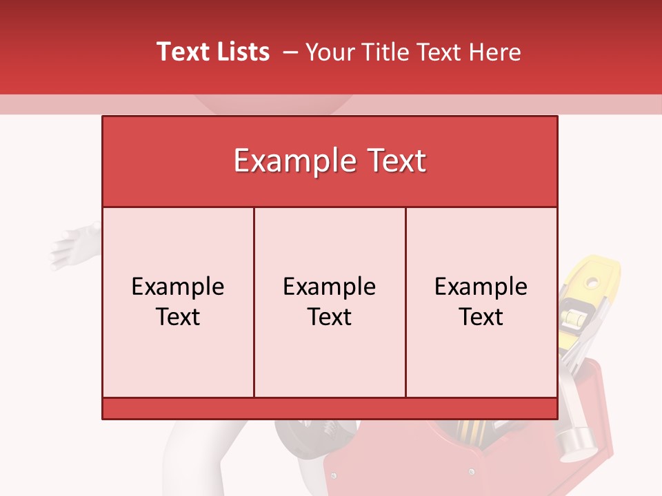 Hammer Repairman Run PowerPoint Template