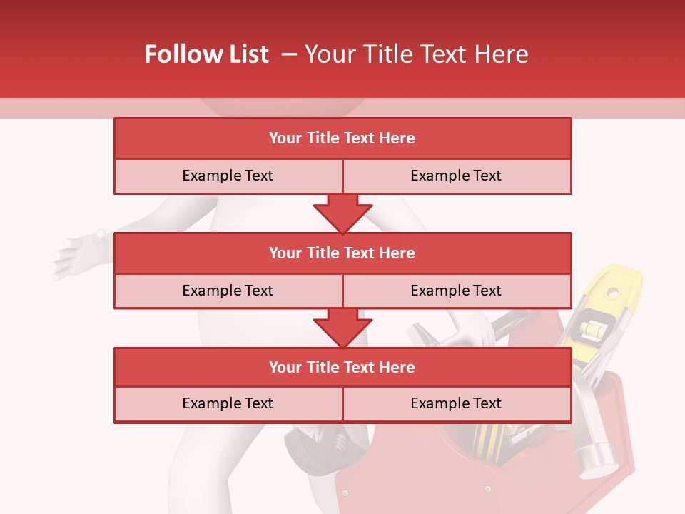 Hammer Repairman Run PowerPoint Template