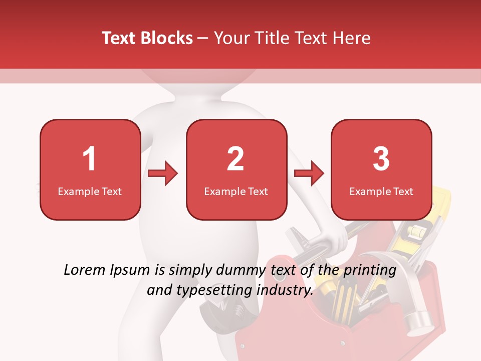 Hammer Repairman Run PowerPoint Template