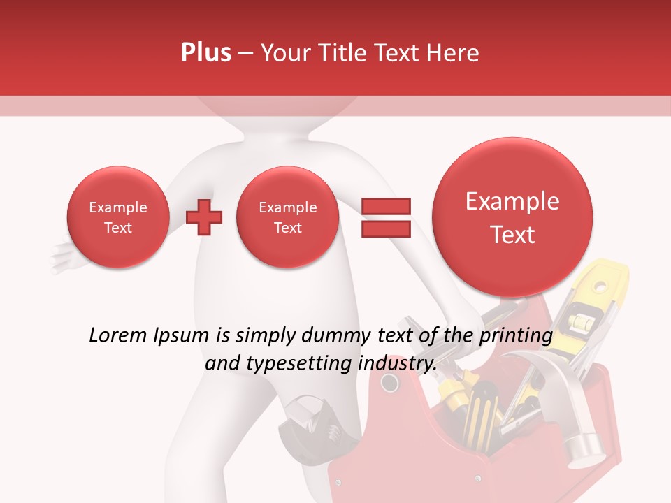 Hammer Repairman Run PowerPoint Template