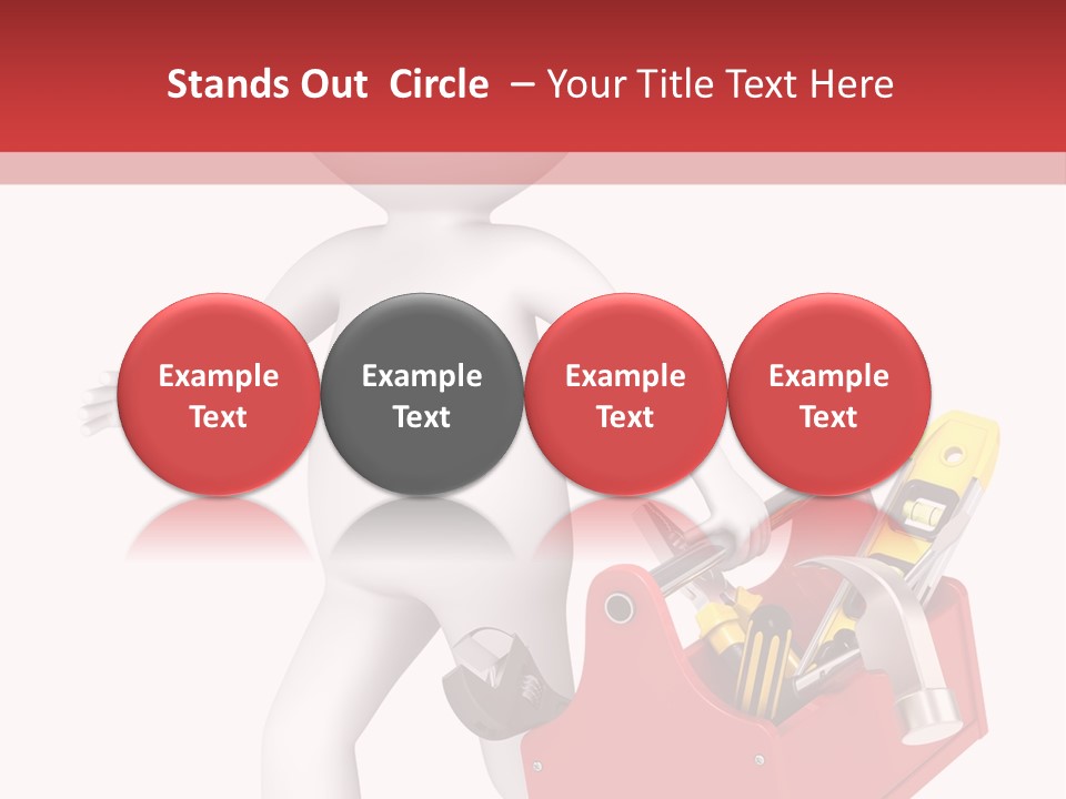 Hammer Repairman Run PowerPoint Template