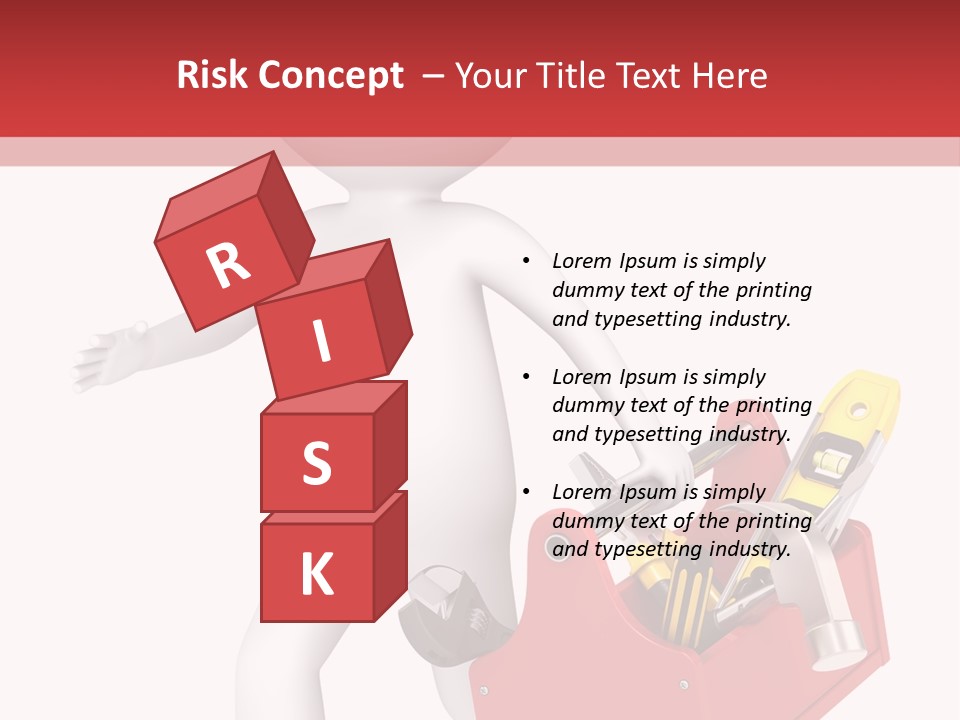 Hammer Repairman Run PowerPoint Template