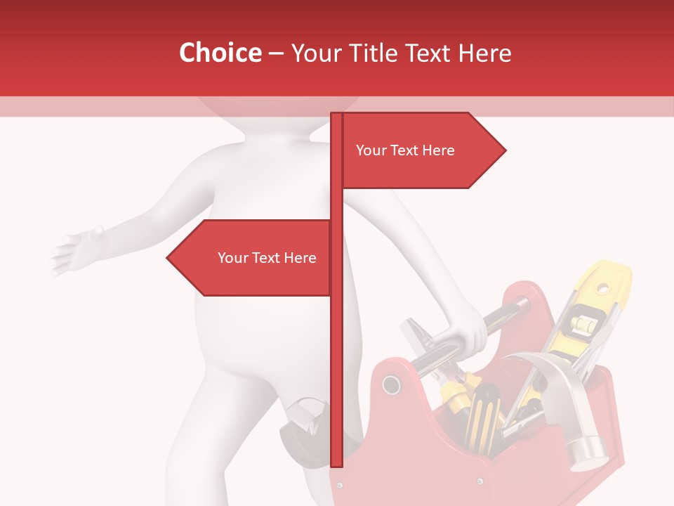 Hammer Repairman Run PowerPoint Template