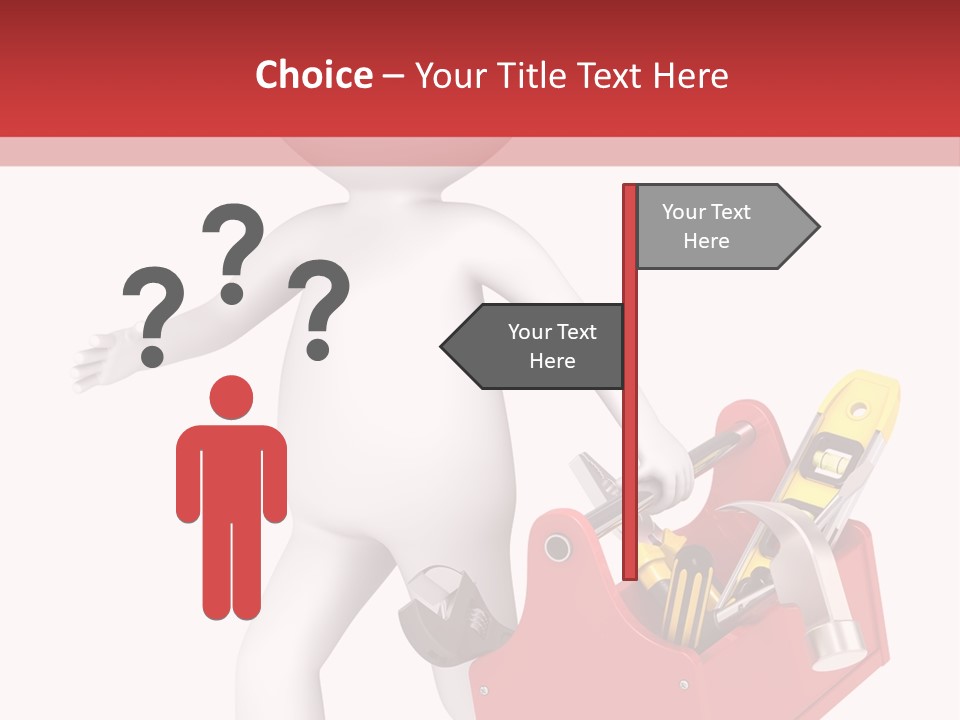 Hammer Repairman Run PowerPoint Template