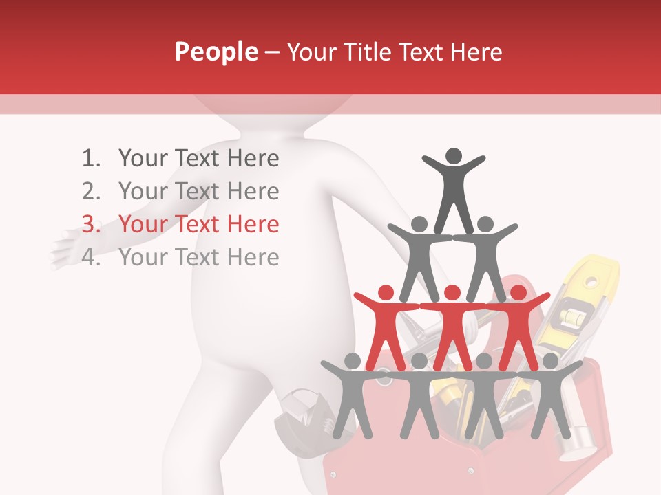 Hammer Repairman Run PowerPoint Template