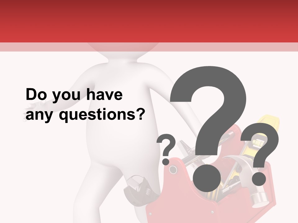 Hammer Repairman Run PowerPoint Template