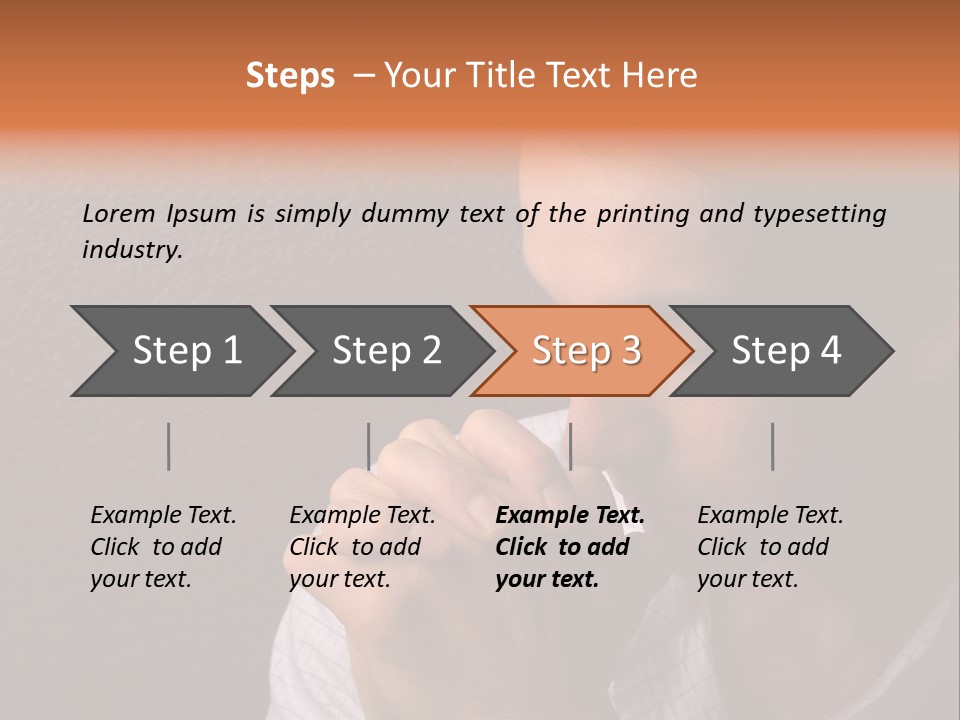 Thoughtful Christ Believe PowerPoint Template