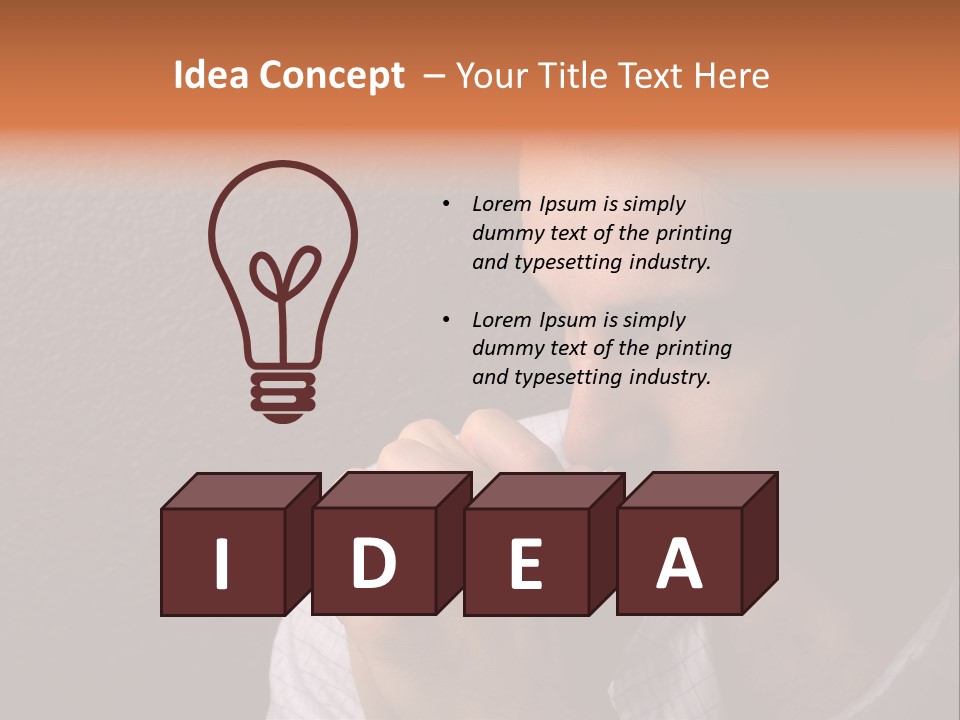 Thoughtful Christ Believe PowerPoint Template