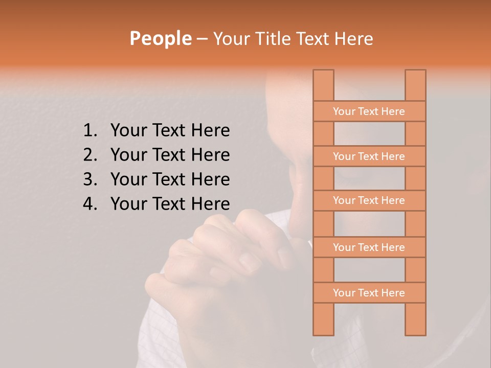 Thoughtful Christ Believe PowerPoint Template