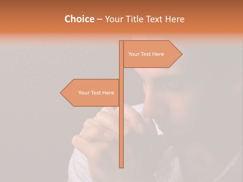 Thoughtful Christ Believe PowerPoint Template