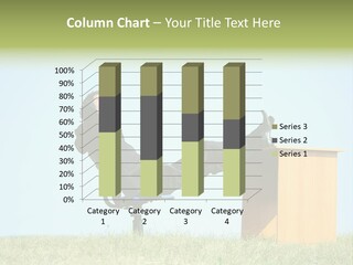 Outdoor Worker Desk PowerPoint Template