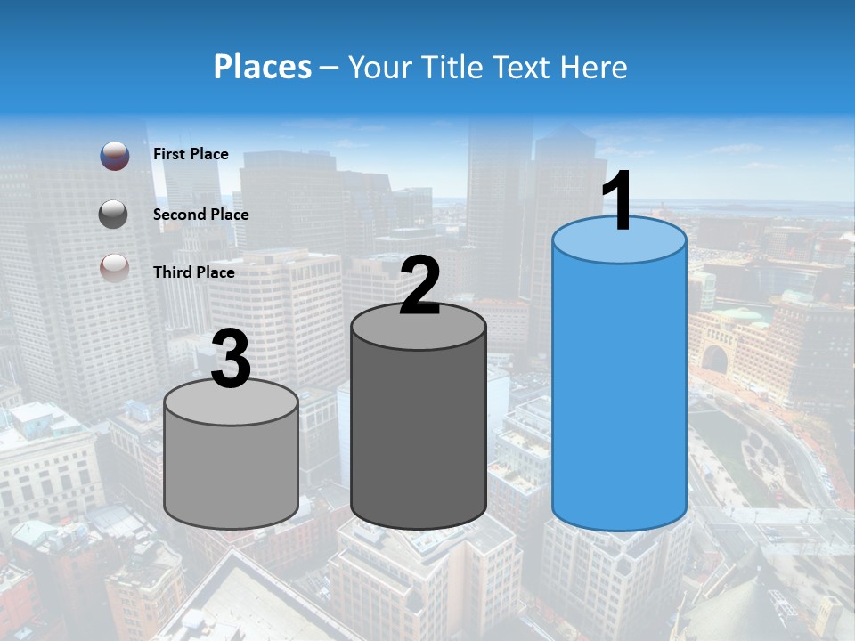 Cityscape City Boston PowerPoint Template