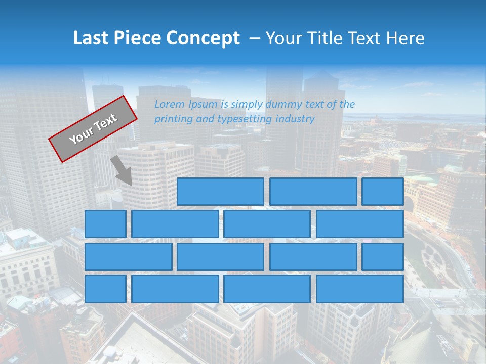 Cityscape City Boston PowerPoint Template