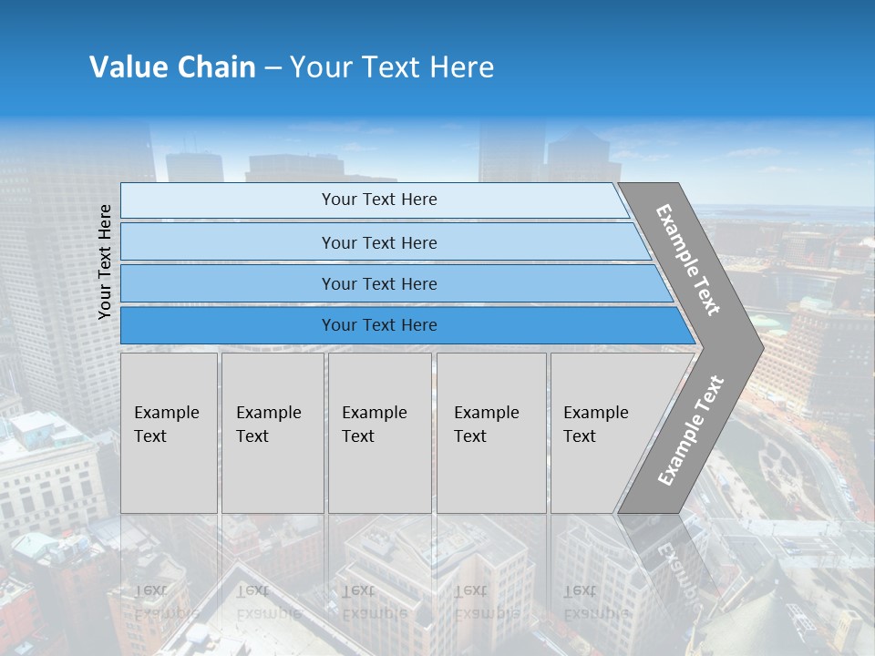 Cityscape City Boston PowerPoint Template