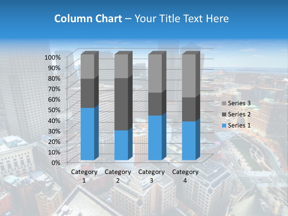 Cityscape City Boston PowerPoint Template