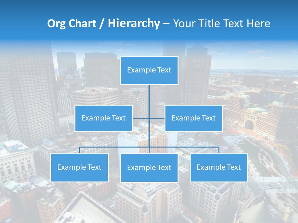 Cityscape City Boston PowerPoint Template