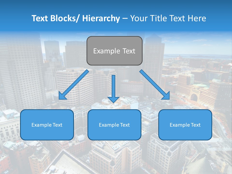 Cityscape City Boston PowerPoint Template