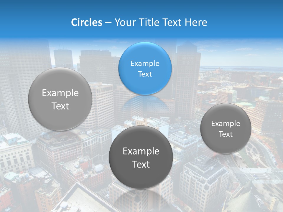 Cityscape City Boston PowerPoint Template