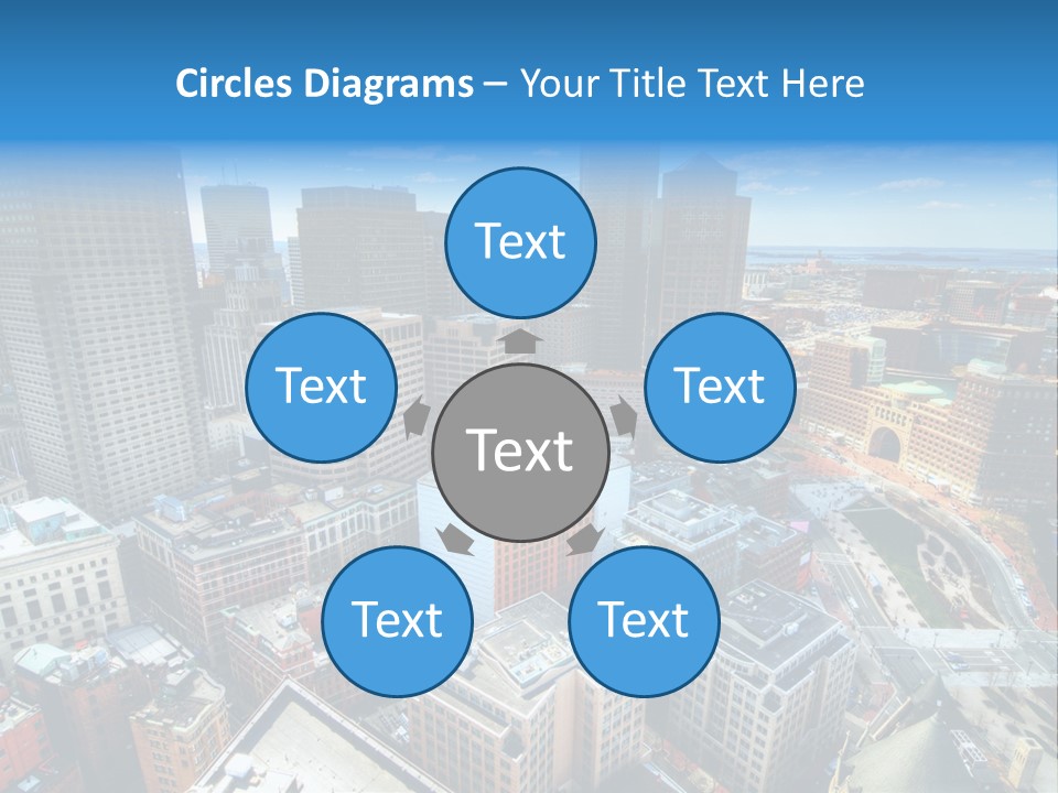 Cityscape City Boston PowerPoint Template