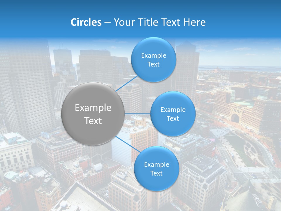 Cityscape City Boston PowerPoint Template