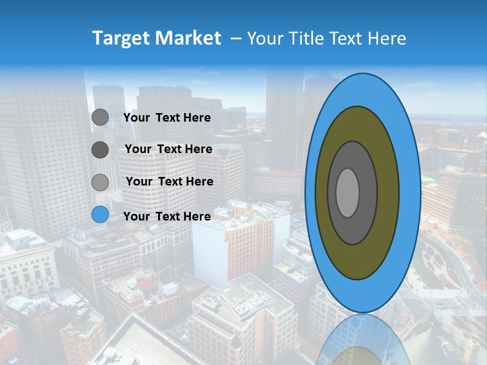 Cityscape City Boston PowerPoint Template