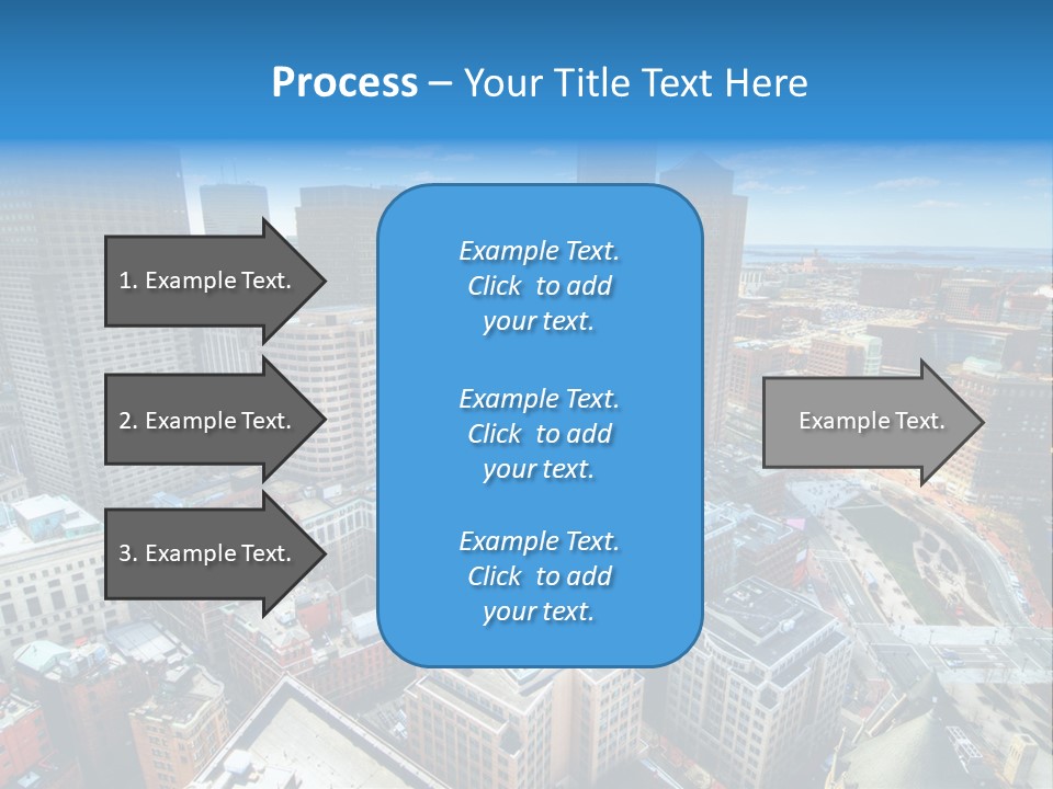 Cityscape City Boston PowerPoint Template