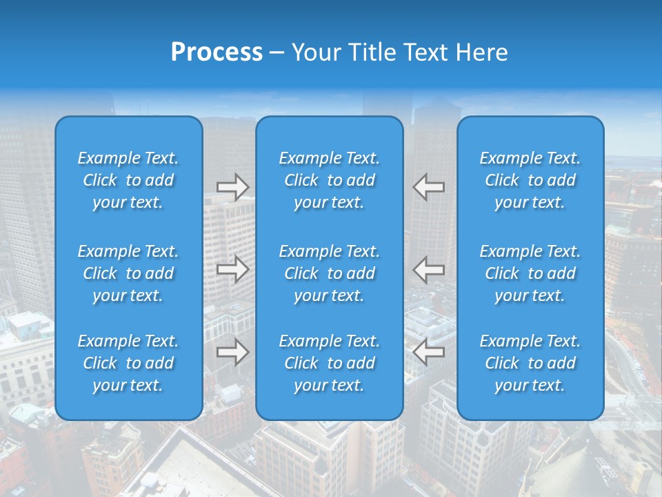 Cityscape City Boston PowerPoint Template