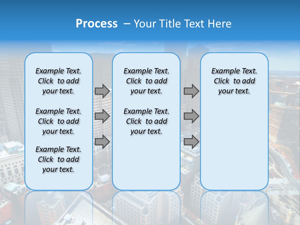 Cityscape City Boston PowerPoint Template