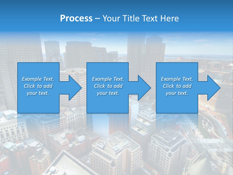 Cityscape City Boston PowerPoint Template