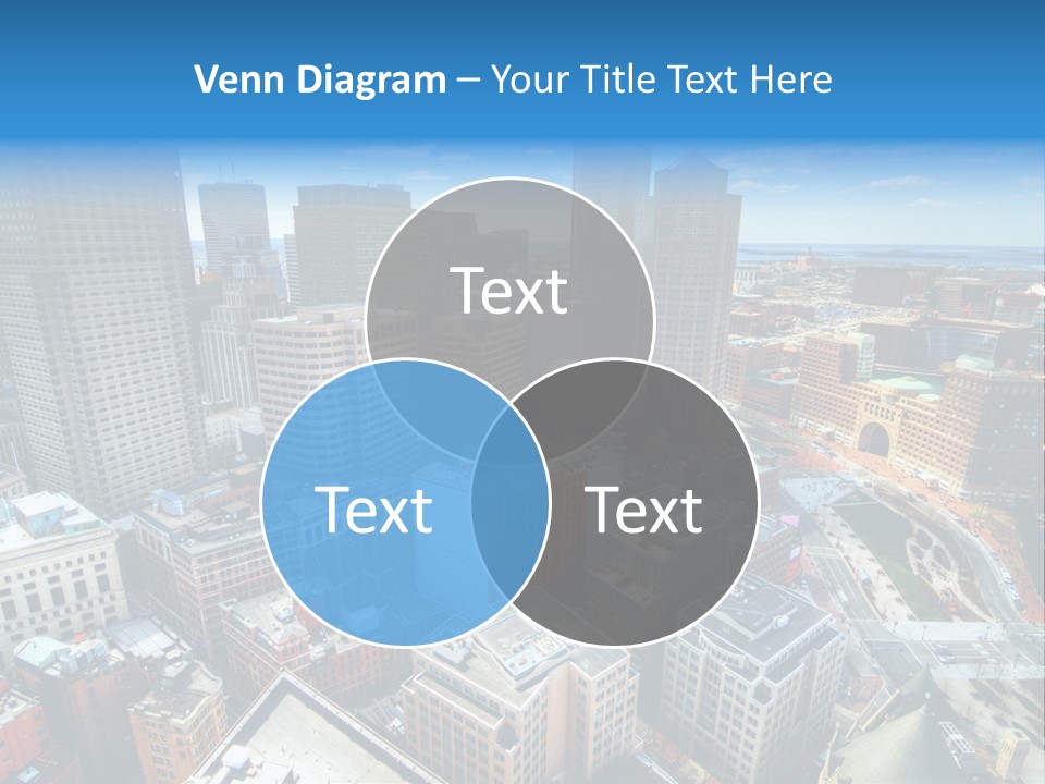 Cityscape City Boston PowerPoint Template