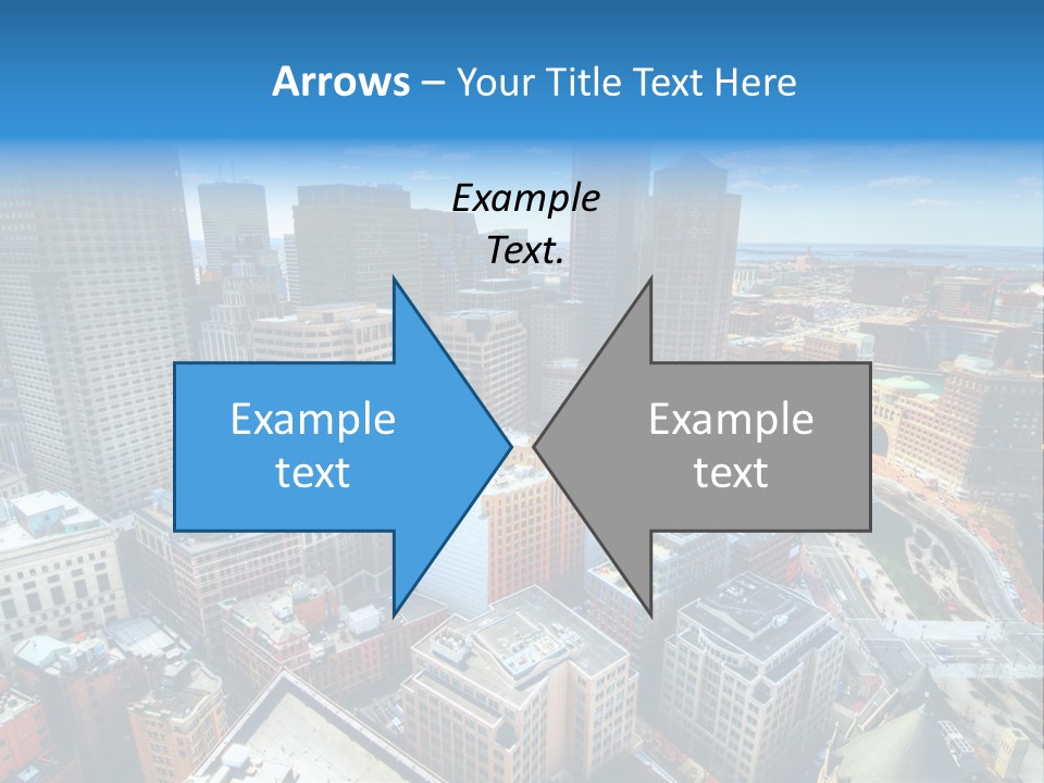 Cityscape City Boston PowerPoint Template