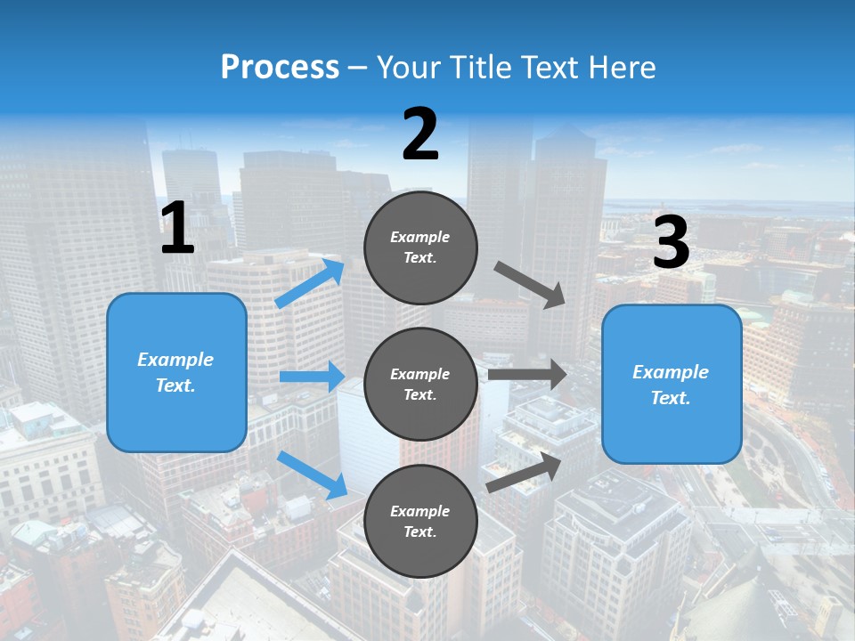 Cityscape City Boston PowerPoint Template