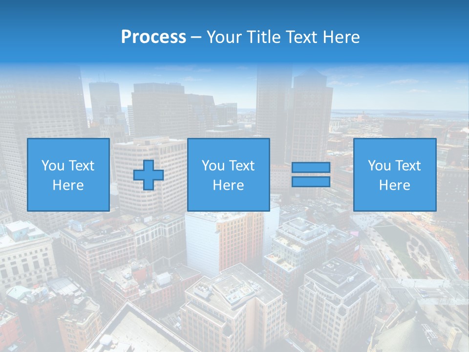 Cityscape City Boston PowerPoint Template