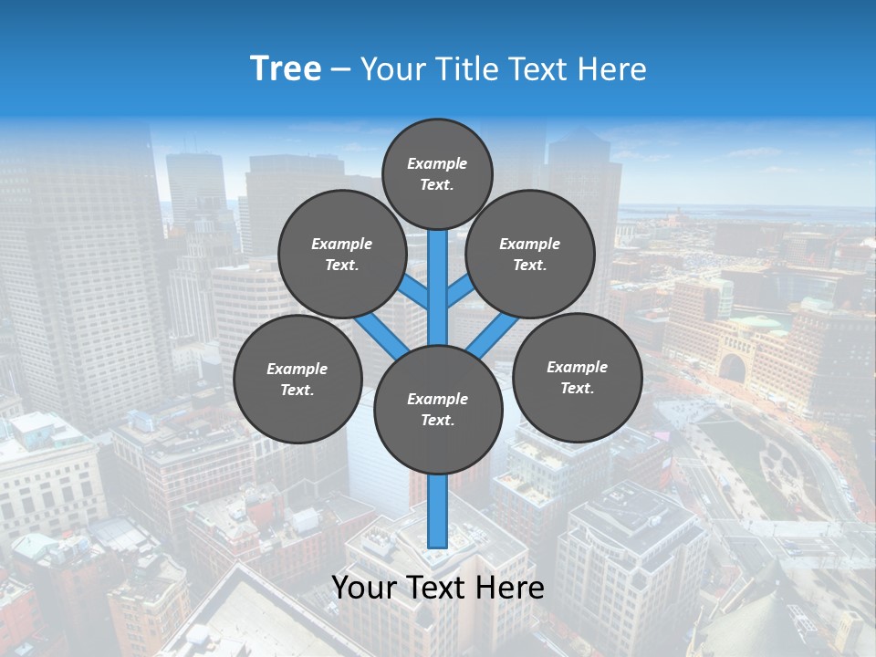 Cityscape City Boston PowerPoint Template
