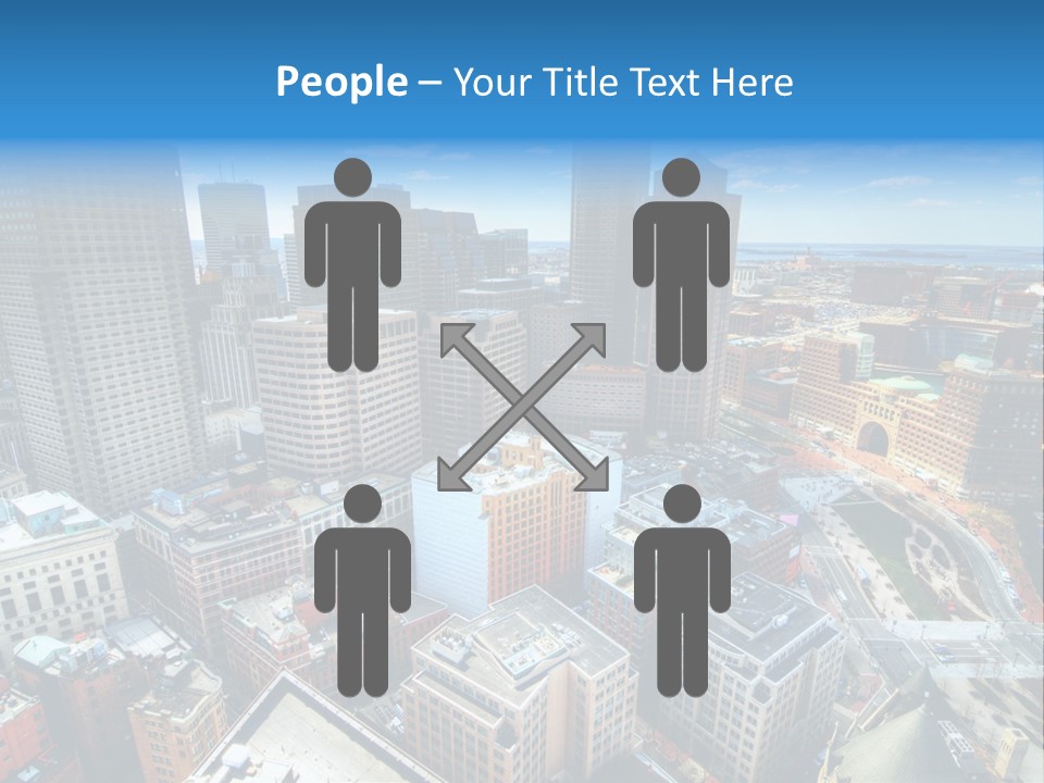 Cityscape City Boston PowerPoint Template